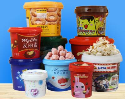 China White Food Grade Bucket Safe And Durable For Storage And Transport à venda