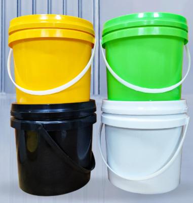 China Handle Included Food Grade Buckets Reusable for Food Distribution for sale