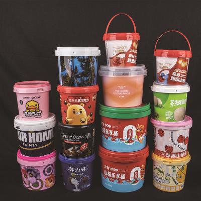 China Cubo reutilizable libre de BPA de grado alimenticio con tapa y manija Lavavajillas seguro reciclable en venta