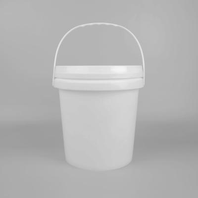 China 18L Plastic Paint Bucket with Lid and Handle for sale