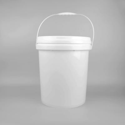 China White Food Grade Buckets 1L-5L with Lid à venda