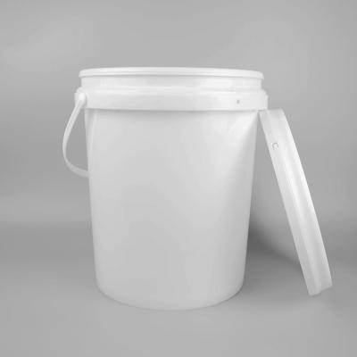 China Recyclable Food Grade Plastic Buckets 1L-5L Capacity for sale