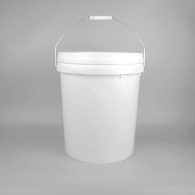 China Food Grade HDPE Material Chemical Bucket 6 Gallon Plastic Bucket With Lid for sale