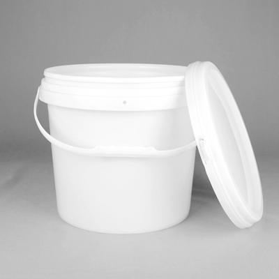 China 10L Polypropylene Plastic 3 Gallon Food Safe Bucket For Wall Paint for sale