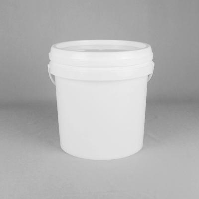China 8L Round  2 Gallon Plastic Containers With Lids , Two Gallon Plastic Buckets for sale