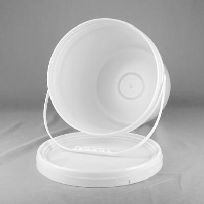 China 4,5 certificação plástica branca de Pail With ISO9001 da cubeta plástica redonda do galão à venda