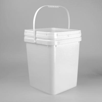 China 20L Square Plastic Bucket for sale