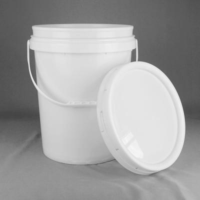China Chemical Recycled 20L Paint Bucket Large Capacity Excellent Seal Ability for sale