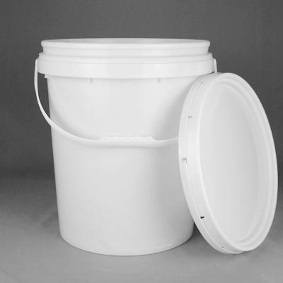 China ISO9001 Approval 23 Litre 6 Gallon Plastic Chemical Bucket Food Grade for sale
