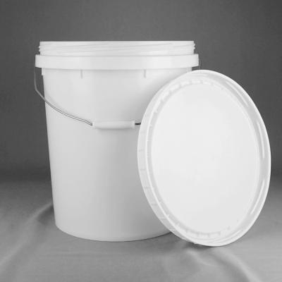 China Latex Paint Plastic Packaging Bucket 30L With Lid And Handle for sale