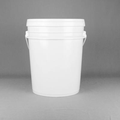China 18L 4.8 Gallon plastic bucket clear high temperature plastic paint bucket 5 gallon for sale