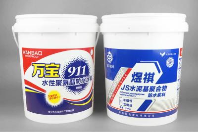 China 20L Leak Proof  Plastic Paint Bucket Large Capacity With SGS for sale