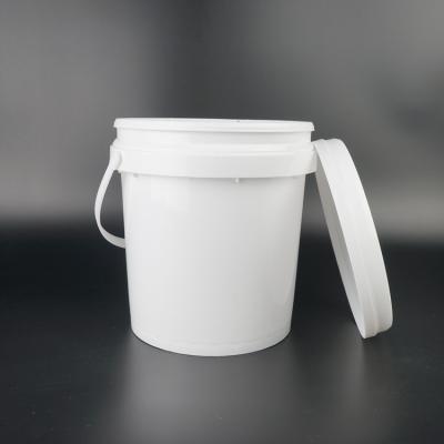 China Virgin Multi Purpose PP Plastic Paint Bucket Empty 1Gallon With Handle for sale