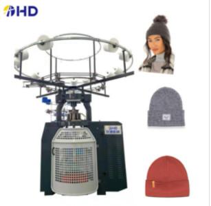 China Fully computerized operation High speed Circular knitting machine for knit rib cap hat for sale
