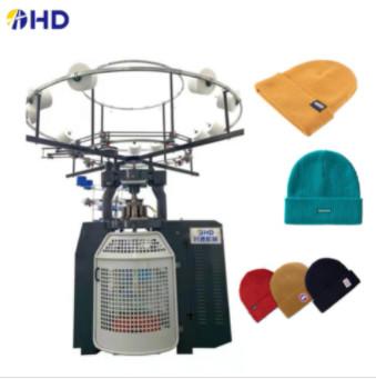 China Fully automatic rib hat knitting machine Fully computerized operation for sale