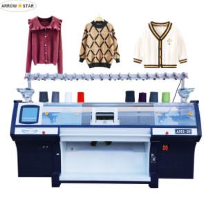 China Chinese Brand ARROW STAR Double system computerized sweater flat knitting machine for sale
