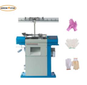 China Computerized knitted gloves making machine controlled by computer exquisite process for sale