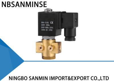 China Bistable P3 Brass Solenoid Valve 1 / 4 Inch High Frequency NBSANMINSE Brand for sale