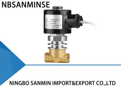 China CO2 Liquid Steam Brass Solenoid Valve Normally Closed High / Low Temperature for sale