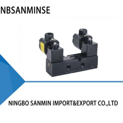 China SANMIN Explosion-Proof Tube Plate Type Double Coil 70°C NBR Seal 0.15-0.8Mpa DC24V 3.5W Pneumatic Solenoid Valve for sale