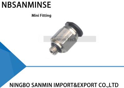 China PC - C Compact One Touch Fitting Mini Fittings Pneumatic Push In Pneumatic Air Male Straight Fitting Sanmin for sale