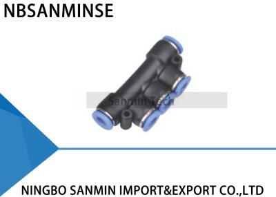 Chine Joint de tuyau convenable rapide du PK cinq de connecteur de tuyau du tube 5 d'One Touch d'air pneumatique en plastique de manière Sanmin à vendre