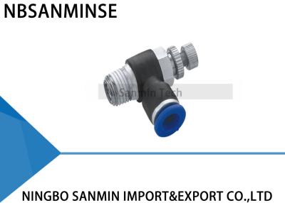 China JSC Pneumatic Elbow Tube Hose Air Pipe Fitting Components Quick Connector Sanmin for sale
