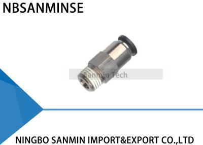 China PCVC Check Valve Pneumatic Air One Way Non Return Valves Brass Thread Push In Fitting Sanmin for sale