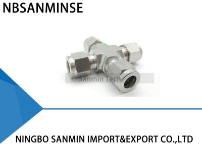 China UCR Union Cross Stainless Steel SS316L Tube Fittings Plumbing Fitting Pneumatic Air Fitting High Quality Sanmin for sale