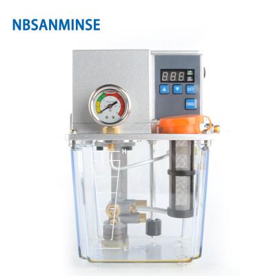 China NBSANMINSE SDX2-22C Thin Oil Lubrication Pump Gear 2 liter 3 Liter 2 Mpa with single / Double digital display For CNC Ma for sale
