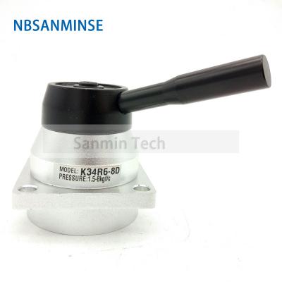 China Hilo manual neumático mecánico de G 1/4 de la válvula de la válvula del dibujo de la válvula de transferencia de la mano de NBSANMINSE K34R6 G1/4” en venta