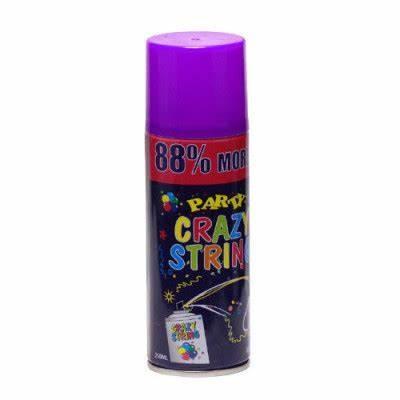 China Non Flammable Non Toxic Colorful Silly String Spray Multipurpose For Halloween Party for sale