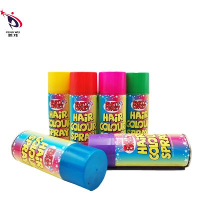 China Disposable Black Temporary Dye Hair Spray Washable Smudgeproof for sale