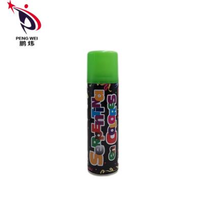 China Espray loco multicolor de la secuencia de PENGWEI, Tin Silly String Spray Streamer en venta
