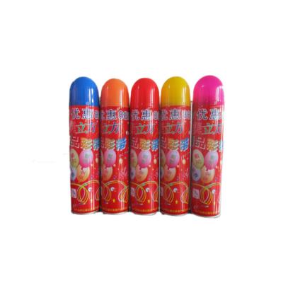 China Tin 3OZ Streamer Silly String Spray Non Flammable For Party Celebration for sale