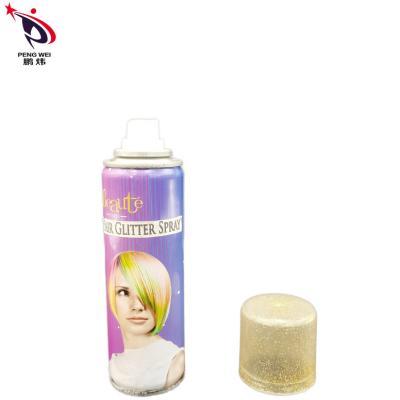 China Hair Glitter Spray Dazzling Hair Spray for Dazzling Temporary Hair Coloring for sale