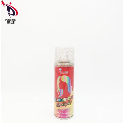 China Espray del pelo de PengWei 200ml y del reflejo del cuerpo, alta laca para el pelo inodora del brillo en venta