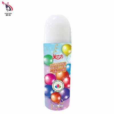 China ISO9001 Harmless Balloon Shine Spray Non corrosive 200g 65x158mm for sale