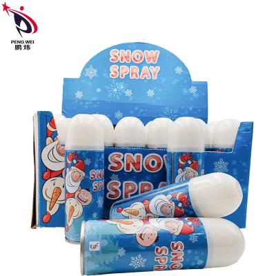 China Non Melting Christmas Snow Spray For Decorating Christmas Tree And Windows 52*118MM for sale