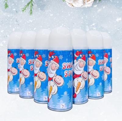 China Odm Santa Snow Spray Christmas Party Tree Branches Wreath Glass Window Mirror Decoration for sale