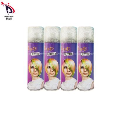 China MSDS 150ml Hair Glitter Spray Disposable Highlighter Face Makeup Spray for sale