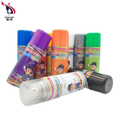 China 250ml Disposable Temporary Hair Color Sprays Hair Styling Spray Unisex Party Decor for sale