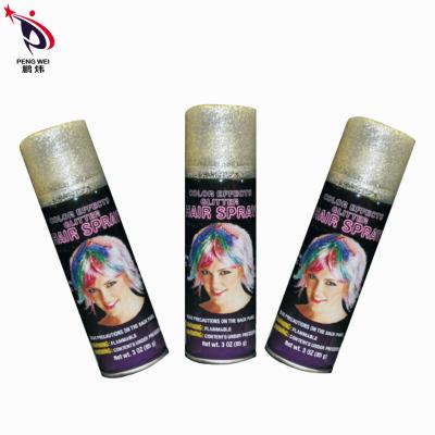 中国 Customized Hair Glitter Spray Festival Holographic Sparkle Temporary 150ml 販売のため