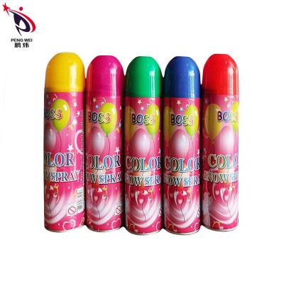 中国 Wholesale Colorful Simulation Party Snow Spray 52*185mm For Fun Celebration 販売のため