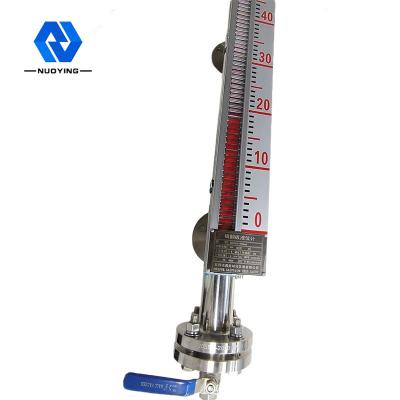Cina DN25 Indicatore di livello magnetico montato lateralmente IP65 SS304 Per l'industria chimica petrolifera in vendita