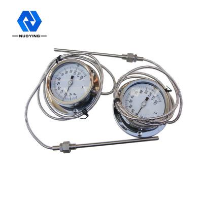 Κίνα Διμεταλλικός μετρητής θερμοκρασίας 60 mm Ακρίβεια SS304 0-150 μοίρες προς πώληση