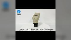 24VDC Ultrasonic Level Transmitter PTFE Ultrasonic Water Tank Level Meter