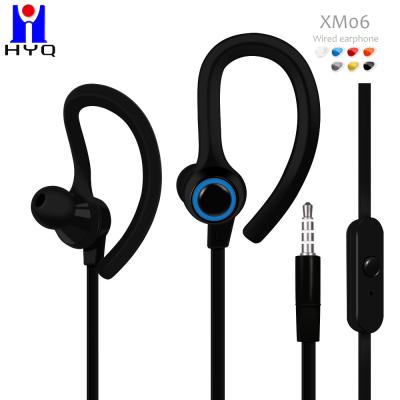 China PVC TPE Cable 20KHz Wired In Ear Earphones 3D Flexible Earhook for sale