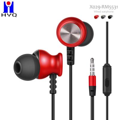 China 10MM Speaker Wired In Ear Earphones Deep Bass 3.5mm Stereo for sale