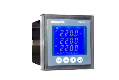 China Three-phase Multifunctional Power Meter / Monitoring Meter PMC72 for sale